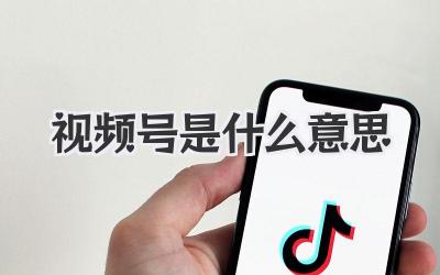 视频号是什么意思