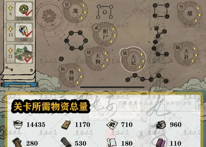 江南百景图鸡鸣山鬼宿关攻略大全 鸡鸣山鬼宿通关所需物资一览