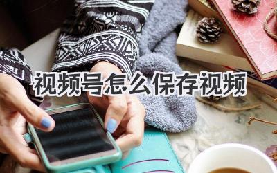 视频号怎么保存视频