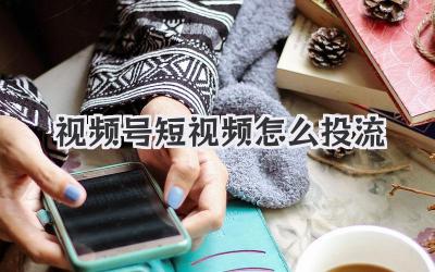 视频号短视频怎么投流