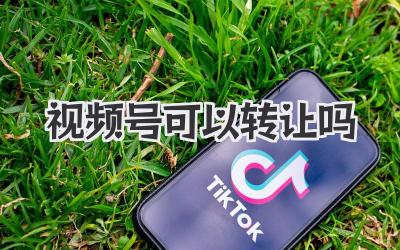 视频号可以转让吗