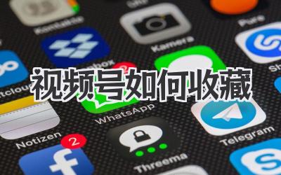 视频号如何收藏