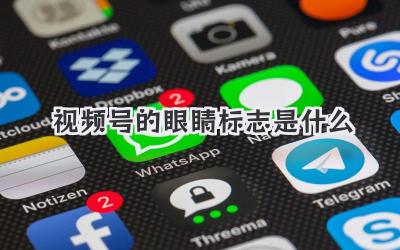 视频号的眼睛标志是什么