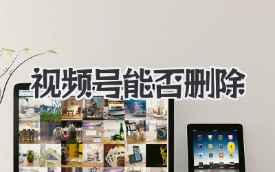视频号能否删除