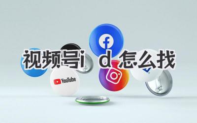 视频号id怎么找