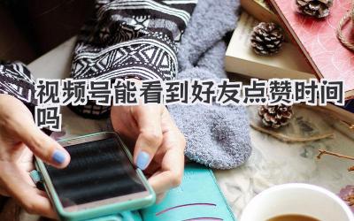 视频号能看到好友点赞时间吗
