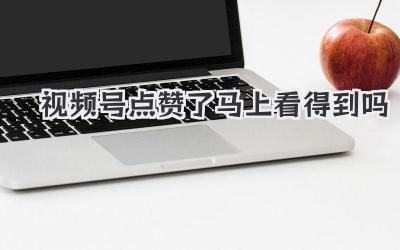 视频号点赞了马上看得到吗