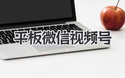 平板微信视频号